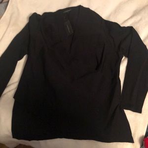 NWT black long sleeved top